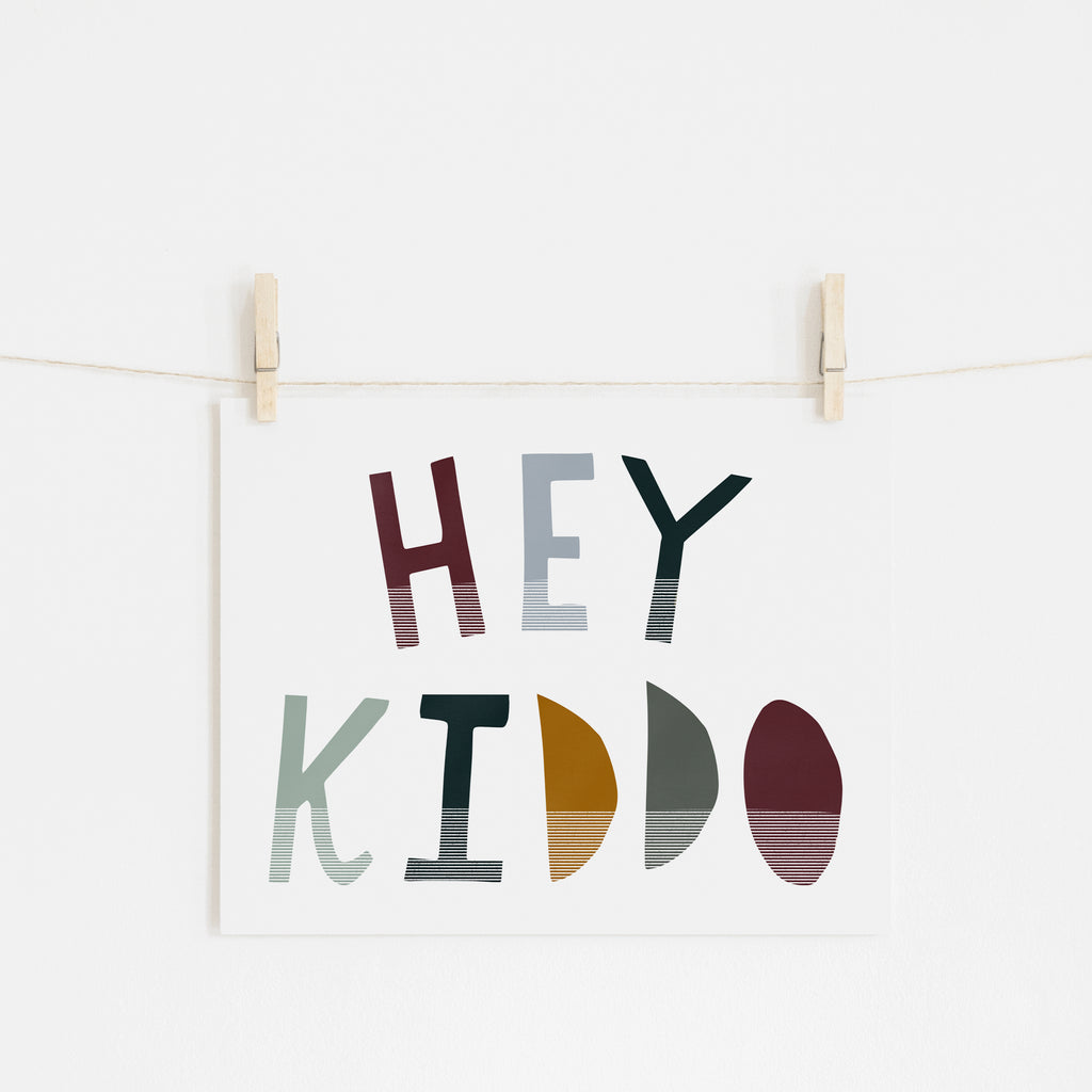 Hey Kiddo - Woodland (Landscape) |  Unframed