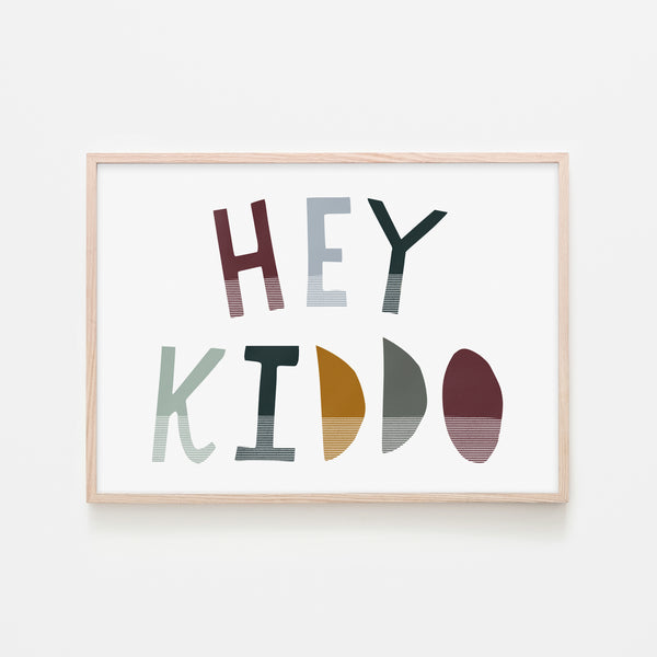 Hey Kiddo - Woodland (Landscape) |  Framed Print