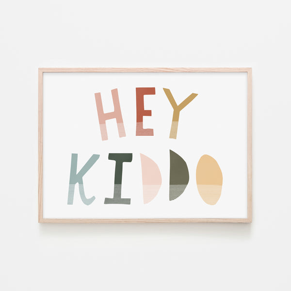 Hey Kiddo - Autumn (Landscape) |  Framed Print