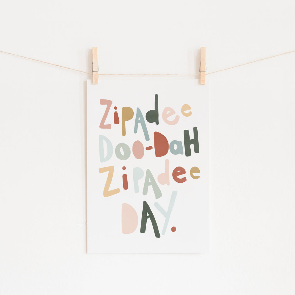 Zipadee Doo Dah - Autumn |  Unframed