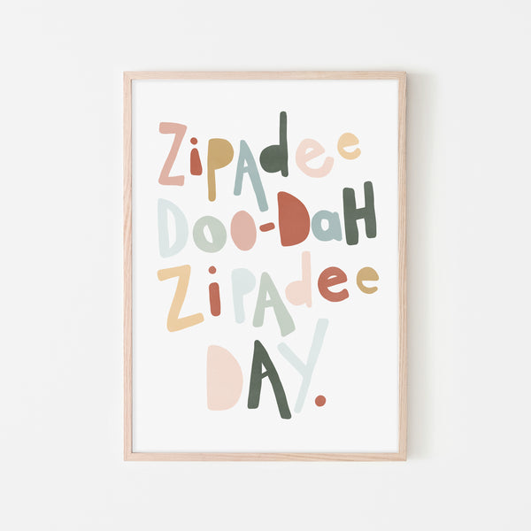 Zipadee Doo Dah - Autumn |  Framed Print
