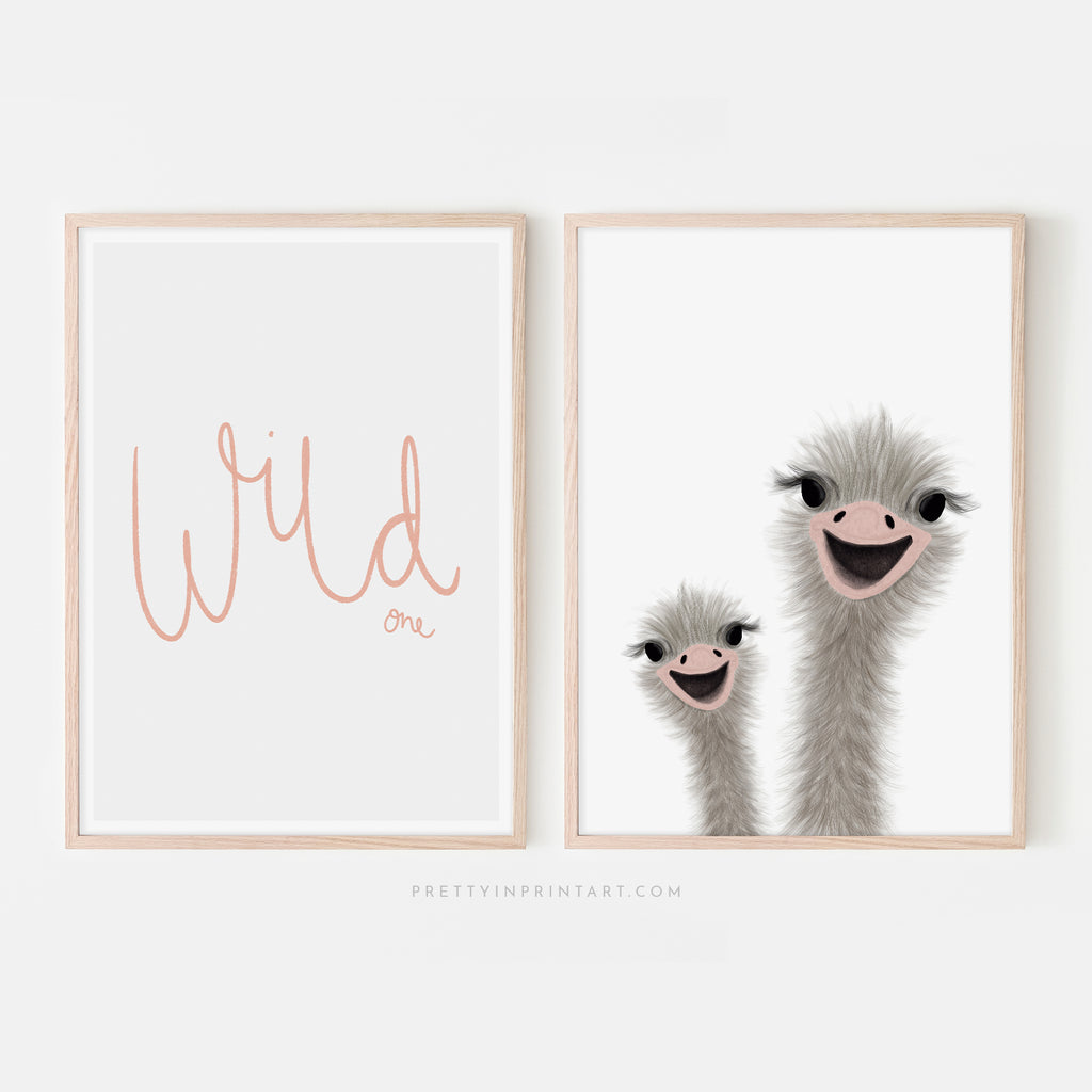 Wild One - Pink |  Framed Print