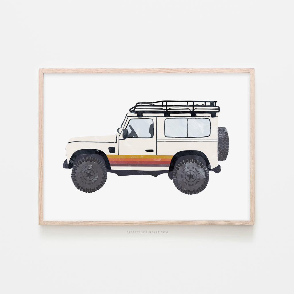 4x4 Land Rover - Adventure Off Road |  Framed Print