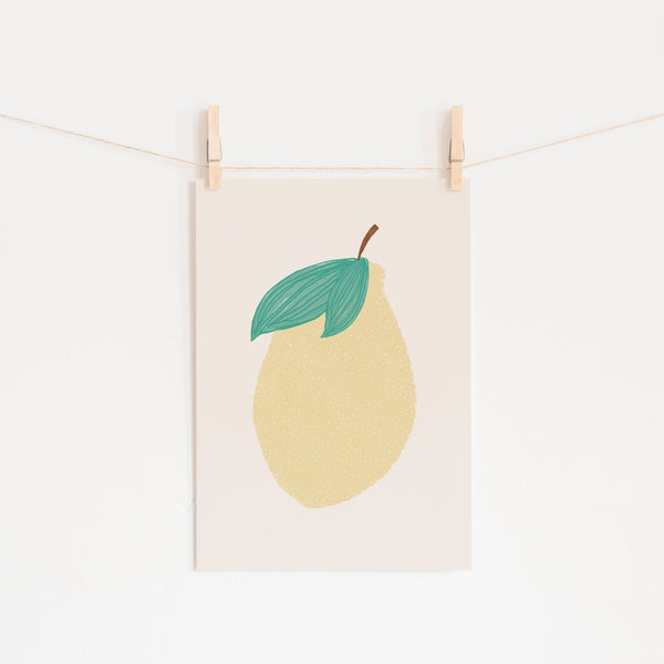Lemon Nursery Art |  Unframed
