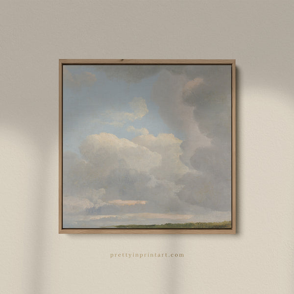 Cloudy Study, Sky 00374 |  Framed Canvas