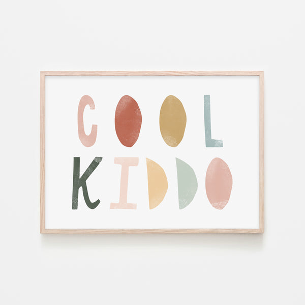 Cool Kiddo - Autumn Walk |  Framed Print
