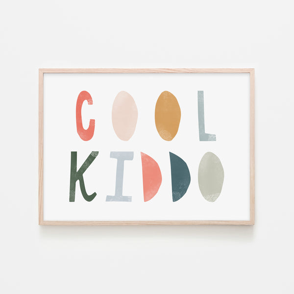 Cool Kiddo - Space |  Framed Print