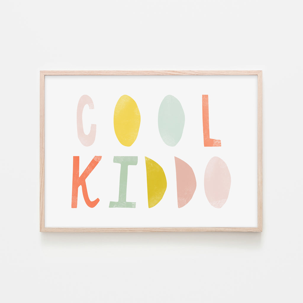 Cool Kiddo - Popsicle |  Framed Print