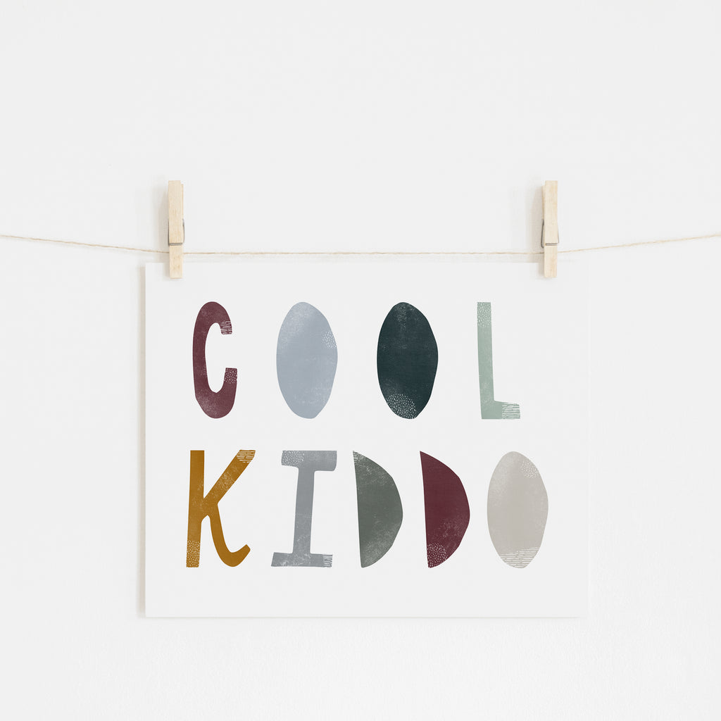 Cool Kiddo - Woodland |  Unframed