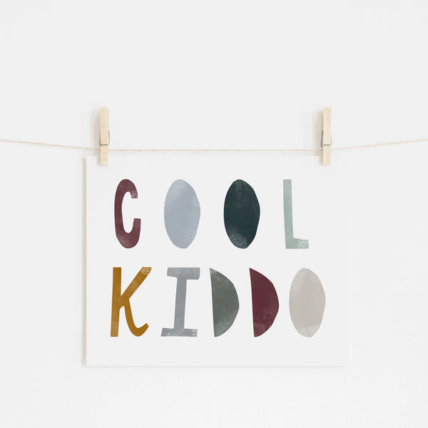 Cool Kiddo - Woodland |  Unframed