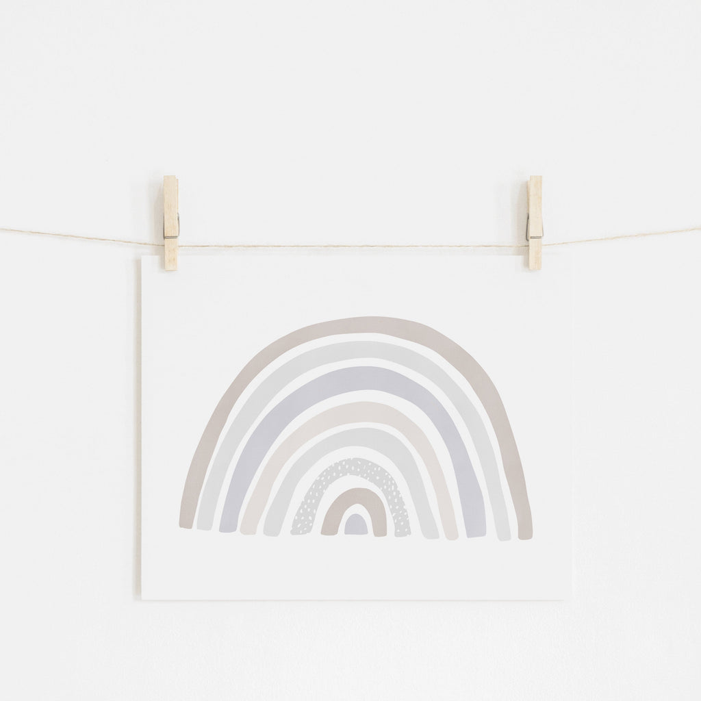 Scandi Rainbow - Natural |  Unframed