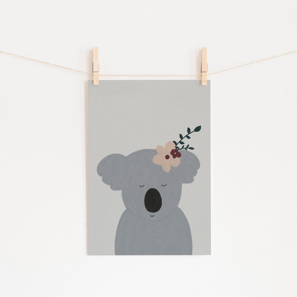 Sleepy Koala |  Unframed