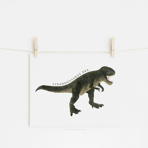 Dinosaur Art - Tyrannosaurus Rex |  Unframed