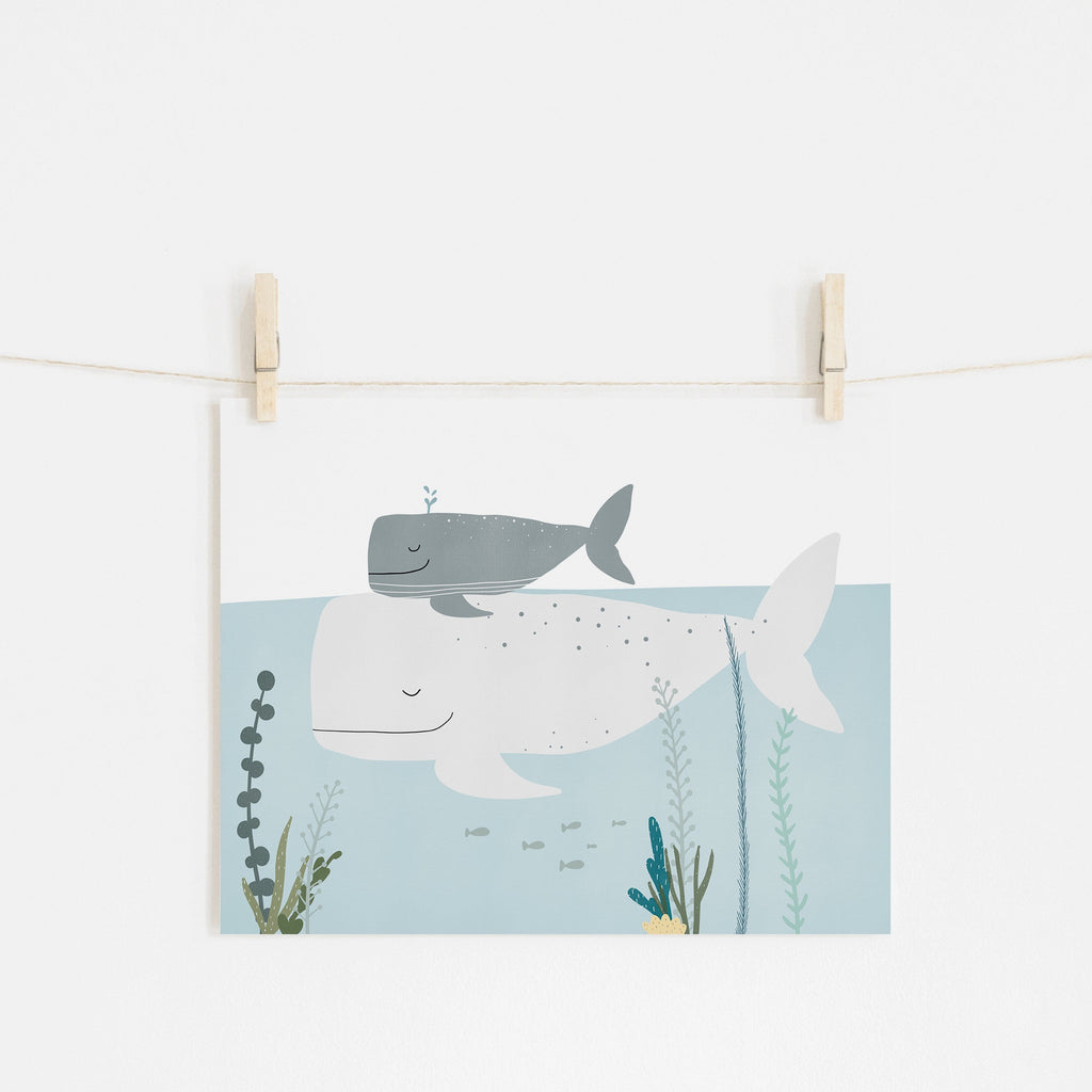 Big Whale, Little Whale |  Fine Art Print