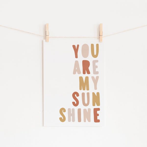 You Are My Sunshine - Sunset |  Fine Art Print