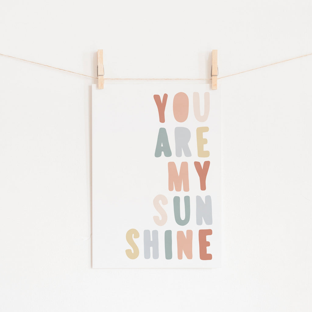 You Are My Sunshine - Subtle Colours |  Fine Art Print